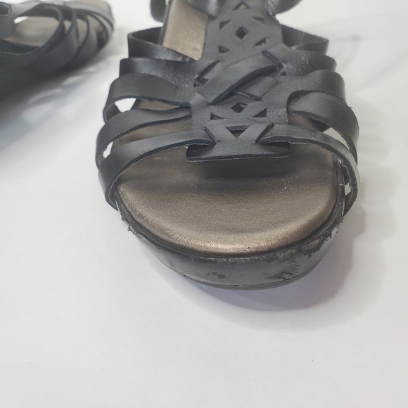 Clarks Women's 8.5 bendables leather sandal - Picture 6 of 8